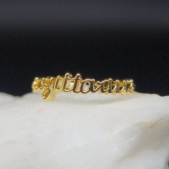 Astrology Horoscope ZODIAC SAGITTARIUS 14K Gold Plated Ring Birthday Gift - Picture 3 of 9